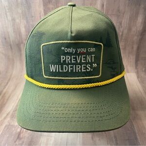 Landmark Project Only You Can Prevent Forest Fires Rope Snapback Hat / Cap